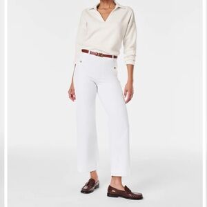 SPANX Stretch Twill Cropped Pant - Med